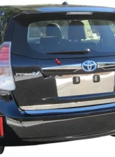 Quality Automotive Accessories 2-Piece Stainless Steel License Bar Above plate accent Trim Toyota Prius V 4-Door Hatchback 2012-2017                                     - LB12700 - Image 7