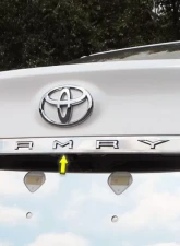Quality Automotive Accessories 1-Piece Stainless Steel License Bar Above plate accent Trim Toyota Camry 4-Door Sedan 2018-2022                                     - LB18130 - Image 8
