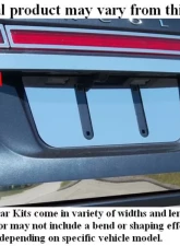 Quality Automotive Accessories 1-Piece Stainless Steel License Bar Above plate accent Trim Toyota Sienna 4-Door Minivan 2004-2009                                     - LB24150 - Image 4