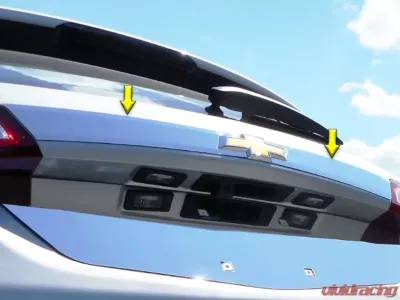 Quality Automotive Accessories 2-Piece Stainless Steel License Bar Above plate accent Trim Chevrolet Equinox 4-Door SUV 2018-2022 - LB58160