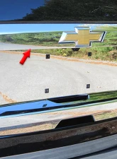 Quality Automotive Accessories 1-Piece Chrome Plated ABS plastic Upper Hatch Cover Chevrolet Suburban 4-Door SUV 2015-2020                                     - LBP55195 - Image 3