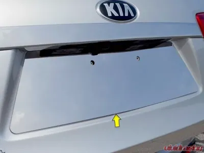 Quality Automotive Accessories 1-Piece Stainless Steel License Plate Bezel Kia Sorento 4-Door SUV 2016-2020 - LP16820