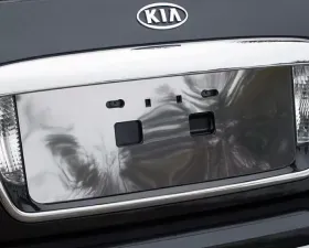 Quality Automotive Accessories 1-Piece Stainless Steel License Plate Bezel Kia Amanti 4-Door Sedan 2004-2010