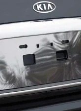 Quality Automotive Accessories 1-Piece Stainless Steel License Plate Bezel Kia Amanti 4-Door Sedan 2004-2010                                     - LP24800 - Image 4