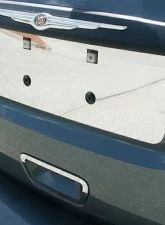 Quality Automotive Accessories 1-Piece Stainless Steel License Plate Bezel Chrysler Pacifica 4-Door SUV 2004-2008                                     - LP44750 - Image 4