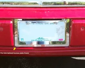 Quality Automotive Accessories 1-Piece Stainless Steel License Plate Bezel Cadillac DTS 4-Door Sedan 2006-2011
