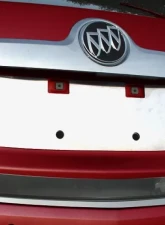 Quality Automotive Accessories 1-Piece Stainless Steel License Plate Bezel Buick LaCrosse 4-Door Sedan 2010-2013                                     - LP50520 - Image 4