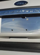 Quality Automotive Accessories 1-Piece Stainless Steel License Plate Bezel Ford Expedition 4-Door SUV 2015-2017                                     - LP55383 - Image 6