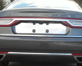 Quality Automotive Accessories 1-Piece Stainless Steel License Plate Bezel Lincoln Continental 4-Door Sedan 2017-2021