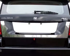 Quality Automotive Accessories 1-Piece Stainless Steel License Plate Surround Trim Dodge Caliber 4-Door Hatchback 2007-2012