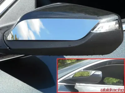 Quality Automotive Accessories 2-Piece Stainless Steel Mirror Accent Trim Chevrolet Malibu 4-Door Sedan 2016-2022 - MA56105