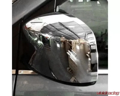 Quality Automotive Accessories 2-Piece Chrome Plated ABS plastic Mirror Cover Set Chrysler Town & Country 4-Door Minivan 2008-2016 - MC48895