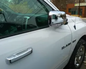 Quality Automotive Accessories 2-Piece Chrome Plated ABS plastic Mirror Cover Set Ram Trucks Ram 2-Door 4-Door 2013-2018