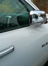 Quality Automotive Accessories 2-Piece Chrome Plated ABS plastic Mirror Cover Set Ram Trucks Ram 2-Door 4-Door 2013-2018                                     - MC53936 - Image 5