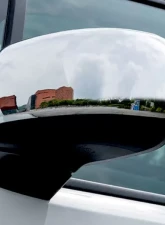 Quality Automotive Accessories 2-Piece Chrome Plated ABS plastic Mirror Cover Set Jeep Renegade 4-Door SUV 2015-2022                                     - MC55070 - Image 4