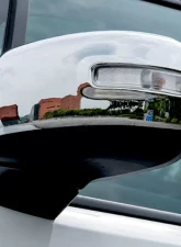 Quality Automotive Accessories 2-Piece Chrome Plated ABS plastic Mirror Cover Set Jeep Renegade 4-Door SUV 2015-2022                                     - MC55071 - Image 4