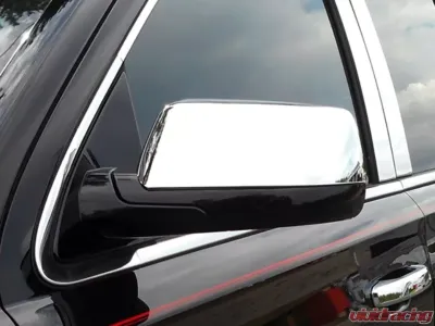 Quality Automotive Accessories 2-Piece Chrome Plated ABS plastic Mirror Cover Set Chevrolet Tahoe 4-Door SUV 2015-2020 - MC55196