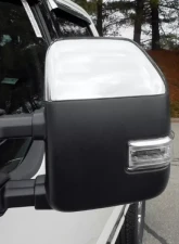 Quality Automotive Accessories 2-Piece Chrome Plated ABS plastic Mirror Cover Set Ford F-250 & F-350 Super Duty 4-Door SUV 2018-2022                                     - MC57320 - Image 7