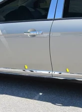 Quality Automotive Accessories 4-Piece Stainless Steel Body Molding Insert Trim Kit Ford Focus 4-Door Sedan 2015-2018                                     - MI55345 - Image 5