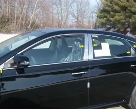 Quality Automotive Accessories 10-Piece Stainless Steel Pillar Post Trim Toyota Avalon 4-Door Sedan 2013-2018