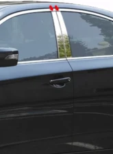 Quality Automotive Accessories 16-Piece Stainless Steel Pillar Post Trim Subaru Legacy 4-Door Sedan 2015-2019                                     - PP15444 - Image 4