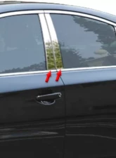 Quality Automotive Accessories 10-Piece Stainless Steel Pillar Post Trim Subaru Legacy 4-Door Sedan 2015-2019                                     - PP15448 - Image 4