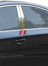 Quality Automotive Accessories 12-Piece Stainless Steel Pillar Post Trim Subaru Legacy 4-Door Sedan 2015-2019                                     - PP15449 - Image 4