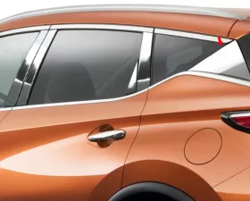 Quality Automotive Accessories 10-Piece Stainless Steel Pillar Post Trim Nissan Murano 4-Door SUV 2015-2022