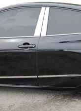 Quality Automotive Accessories 12-Piece Stainless Steel Pillar Post Trim Toyota Prius 4-Door Hatchback 2016-2022                                     - PP16139 - Image 6