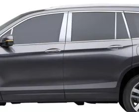 Quality Automotive Accessories 10-Piece Stainless Steel Pillar Post Trim Honda Pilot 4-Door SUV 2016-2022