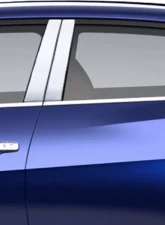 Quality Automotive Accessories 4-Piece Stainless Steel Pillar Post Trim Nissan Maxima 4-Door Sedan 2016-2022                                     - PP16540 - Image 4