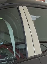 Quality Automotive Accessories 4-Piece Stainless Steel Pillar Post Trim Jaguar XE 4-Door Sedan 2017-2020                                     - PP17088 - Image 4