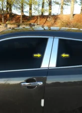 Quality Automotive Accessories 10-Piece Stainless Steel Pillar Post Trim Toyota C-HR 4-Door Crossover SUV 2018-2022                                     - PP18143 - Image 5