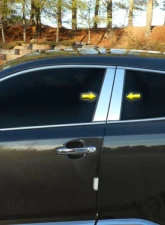 Quality Automotive Accessories 12-Piece Stainless Steel Pillar Post Trim Toyota C-HR 4-Door Crossover SUV 2018-2022                                     - PP18144 - Image 5