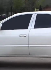 Quality Automotive Accessories 4-Piece Stainless Steel Pillar Post Trim Oldsmobile Aurora 4-Door Sedan 2001-2004                                     - PP41430 - Image 3