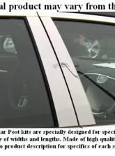 Quality Automotive Accessories 2-Piece Stainless Steel Pillar Post Trim Ford F-150 2-Door Regular Cab 2004-2008                                     - PP44307 - Image 4