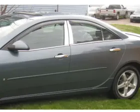 Quality Automotive Accessories 4-Piece Stainless Steel Pillar Post Trim Pontiac G6 4-Door Sedan 2005-2009