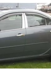 Quality Automotive Accessories 6-Piece Stainless Steel Pillar Post Trim Pontiac G6 4-Door Sedan 2005-2009                                     - PP45271 - Image 3