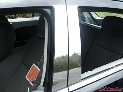 Quality Automotive Accessories 4-Piece Stainless Steel Pillar Post Trim Dodge Caliber 4-Door Hatchback 2007-2012 - PP47950