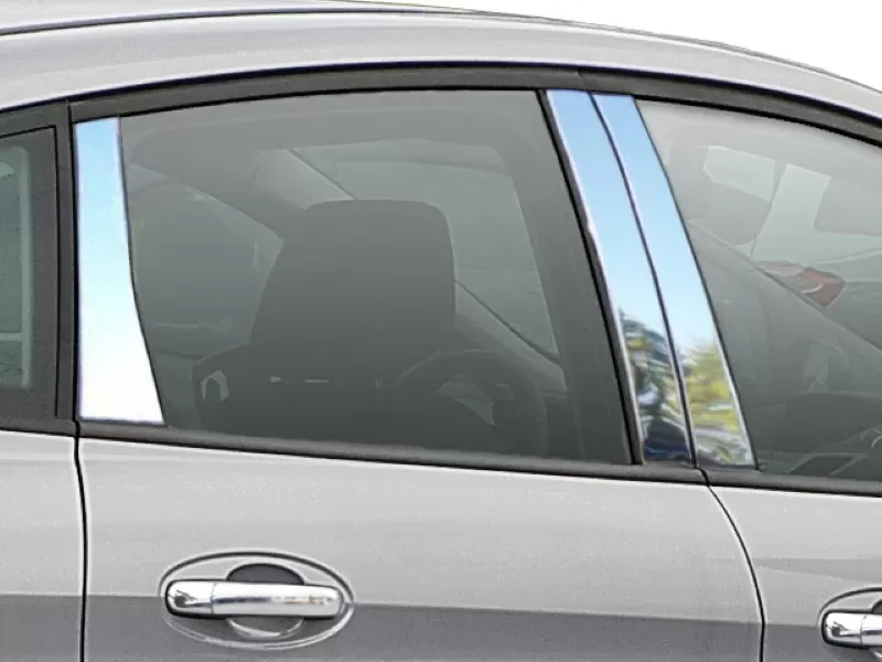 Quality Automotive Accessories 6-Piece Stainless Steel Pillar Post Trim Ford C-Max 4-Door Hatchback 2013-2018 - PP53371