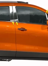 Quality Automotive Accessories 12-Piece Stainless Steel Pillar Post Trim Chevrolet Trax 4-Door SUV 2015-2022                                     - PP55157 - Image 4