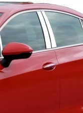 Quality Automotive Accessories 16-Piece Stainless Steel Pillar Post Trim Chevrolet Cruze 4-Door Sedan LT Model 2016-2019                                     - PP56149 - Image 3