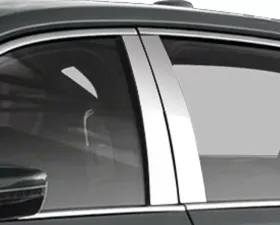 Quality Automotive Accessories 4-Piece Stainless Steel Pillar Post Trim Cadillac CT6 4-Door Sedan 2016-2020