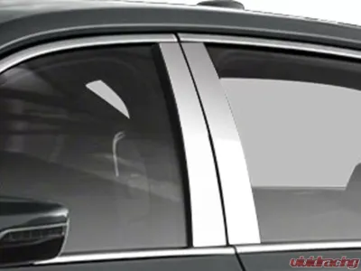 Quality Automotive Accessories 4-Piece Stainless Steel Pillar Post Trim Cadillac CT6 4-Door Sedan 2016-2020 - PP56230