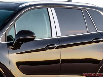 Quality Automotive Accessories 10-Piece Stainless Steel Pillar Post Trim Buick Envision 4-Door SUV 2016-2020 - PP56583