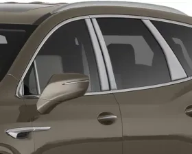 Quality Automotive Accessories 12-Piece Stainless Steel Pillar Post Trim Buick Enclave 4-Door SUV 2018-2022