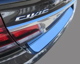 Quality Automotive Accessories 1-Piece Stainless Steel Rear Bumper Trim Accent Honda Civic 4-Door Sedan 2012-2015