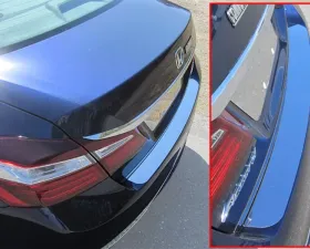Quality Automotive Accessories 1-Piece Stainless Steel Rear Bumper Trim Accent Honda Accord 4-Door Sedan 2016-2017