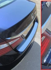 Quality Automotive Accessories 1-Piece Stainless Steel Rear Bumper Trim Accent Honda Accord 4-Door Sedan 2016-2017                                     - RB16281 - Image 3