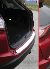 Quality Automotive Accessories 1-Piece Stainless Steel Rear Bumper Trim Accent Ford Edge 4-Door SUV 2015-2018                                     - RB55610 - Image 3